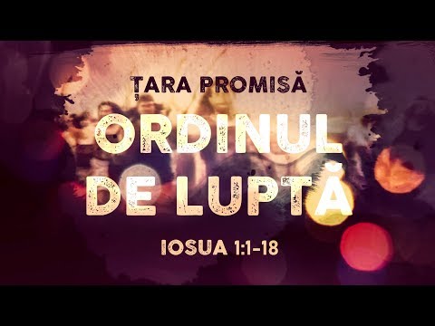 1. Țara Promisă (Iosua) - Ordinul de luptă