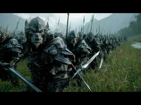 ELVES under attack! 2,200,000 warriors of ISENGARD against 850,000! Who will win? [4k]