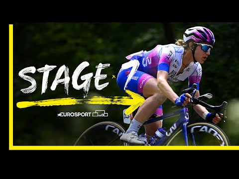Annemiek van Vleuten soars into yellow | 2022 Tour de France Femmes - Stage 7 Highlights | Eurosport