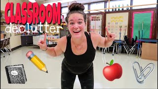 EPIC FIFTH GRADE CLASSROOM DECLUTTER & DEEP CLEAN UP | organizing my room