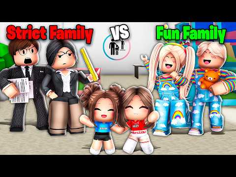 STRICT Family vs FUN Family In Roblox Brookhaven!!