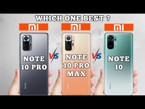 Redmi Note 10 vs Redmi Note 10 Pro Vs Redmi Note 10 Pro Max