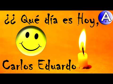 Feliz Cumpleaños Carlos Eduardo / Piensa 3 Deseos / Video Postales ATLASNUBEAUTOGESTION