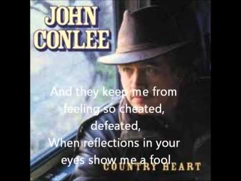 John Conlee-Rose Colored Glasses(With Lyrics)