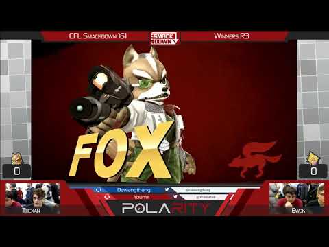 CFL Smackdown 161 WiiU - Thexan (Fox) vs Ewok (Cloud) - Winners R3