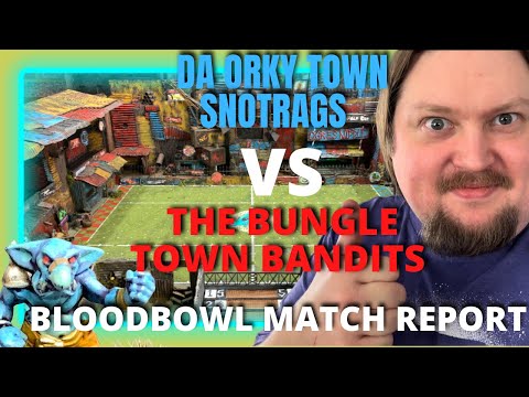 BLOODBOWL MATCH REPORT SNOTLINGS VS GOBLINS