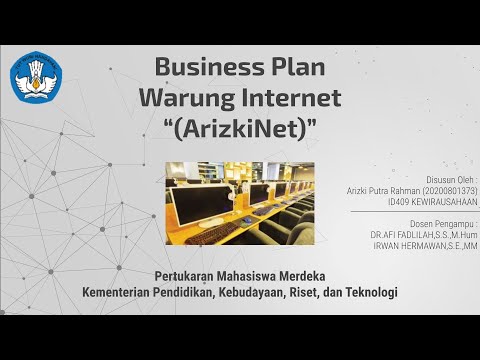 , title : 'Business Plan Warung Internet (ArizkiNet) | Kewirausahaan'