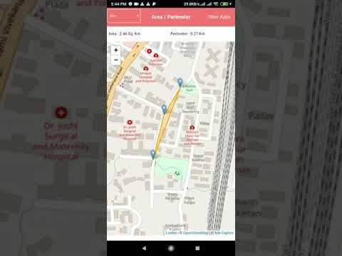 GPS Land Area Survey calculate Video