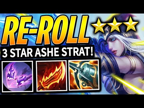 3★ ASHE & TRYNDAMERE RE-ROLL STRATEGY! - Set 16 Meta | TFT 16.1B Ranked | Teamfight Tactics Guide