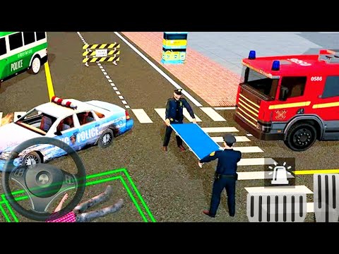 Ambulance Policeman Driver Simulator   Emergency Rescue Truck   Android Gameplay 4K