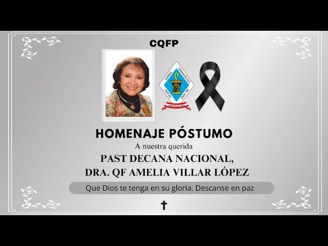 Homenaje a la Dra. Q. F. Amelia Villar López.