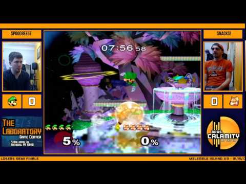 MMI #3 | Snacks! (Fox) vs Spoodbeest (Luigi) - Losers Semi Finals - Melee Singles
