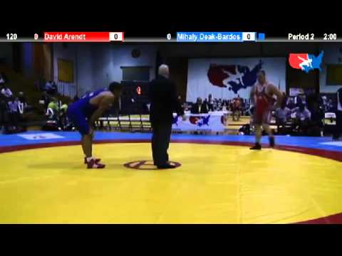 120 KG David Arendt (USA) vs Mihaly Deak-Bardos (HUN)