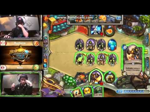 【Heart Stone】炉石传说国际赛半决赛 Hotform vs Kno (Canada vs Japan）#part 2