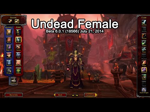 Warlords of Draenor Beta: [Model] Female Undead