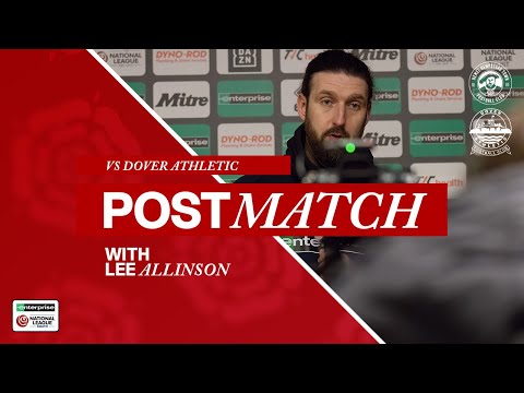 POST MATCH REACTION | Lee Allinson | Hemel Hempstead 1 - 2 Dover Athletic | National League South