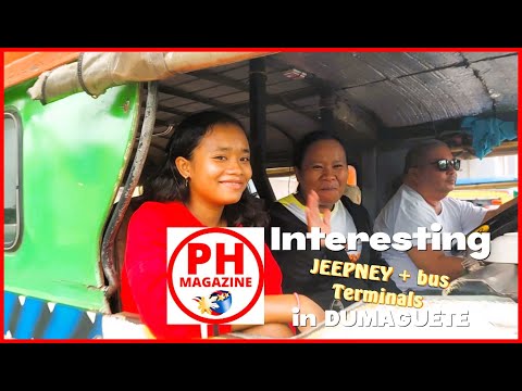Interesting JEEPNEY + BUS TERMINALS in DUMAGETE