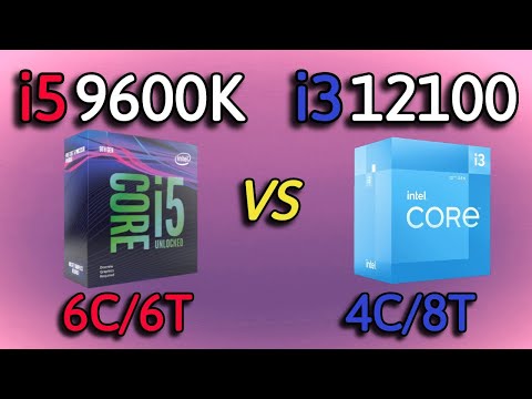 i3 12100 vs i5 9600K - Benchmark and test in 7 Games 1080p
