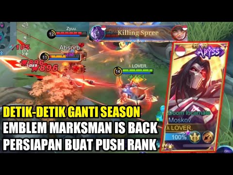 TOP GLOBAL MOSKOV BERHASIL RACIK ITEM DAN EMBLEM TERBAIK, BUAT MOSKOV SEASON 26 - MOBILE LEGENDS