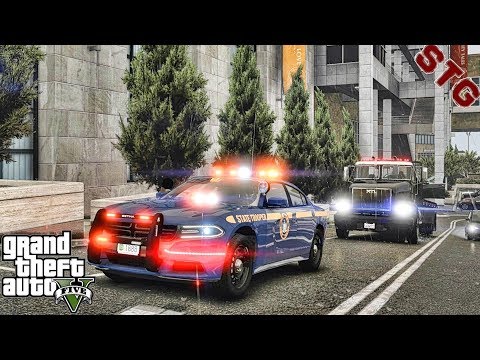 GTA 5 MODS LSPDFR 0.4.4 #37 - NY STATE POLICE PATROL!!! (GTA 5 REAL LIFE PC MOD)