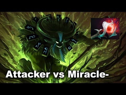 Attacker! vs Miracle - Top 8850 MMR Dota 2