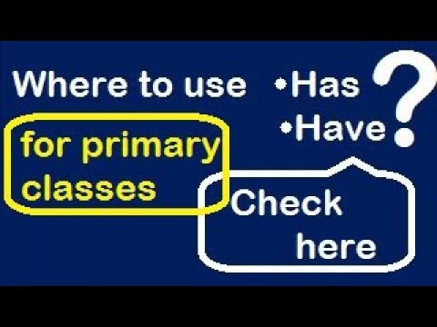 Where to use Have and Has | Has or Have usage | Jayam Learning