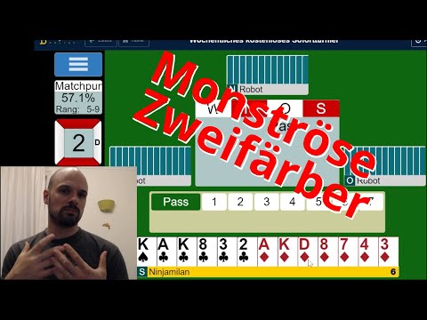 BBO Wöchentliches Kostenloses Sofortturnier #13 - Wie reizt man monströse Zweifärber?