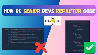 Download the video "How to refactor your CODE like a PRO Developer  - Tips and Examples (2024)"