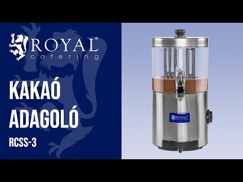 Videó - Kakaó adagoló - 3 liter