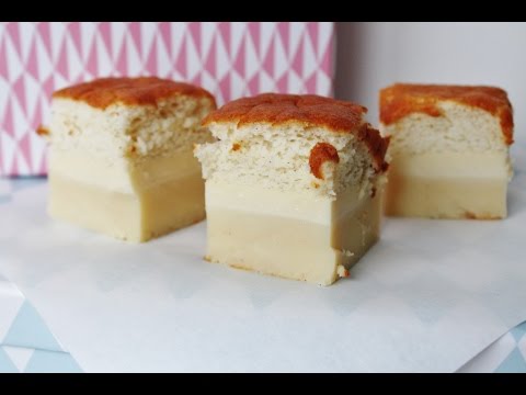 How To Make Vanilla Magic Custard Cake - By One Kitchen Episode 40