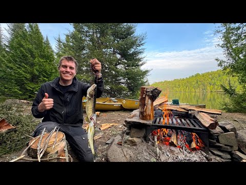 5 Days Camping in Remote Wilderness - Spachcock Walleye