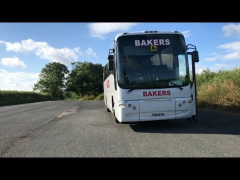 BAKERS COACHES 2007 Iveco Irisbus/Plaxton Panther P88 MTB (OU07 HFR) Route 154 05/07/2021