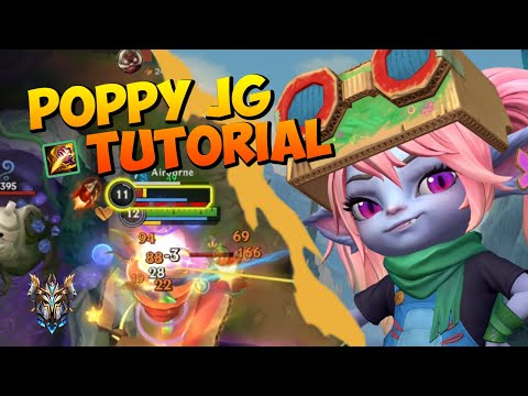 WILD RIFT POPPY JUNGLE - TANK MASTERCLASS TUTORIAL