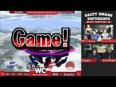 WCS 1/2/2016 Doubles: NBR | SluG + NBR | Chum (Blue) vs BMC + Snacks! (Red)