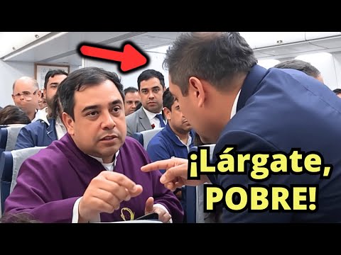 Millonario HUMILLA a Padre Arturo Cornejo en Primera Clase Y Se Arrepiente Para Siempre