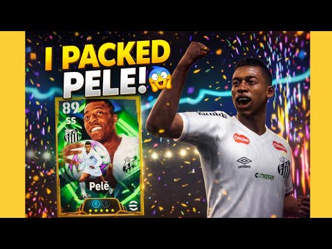 NO WAY I GOT PELE FROM THIS PACK!!! 😭⚽️