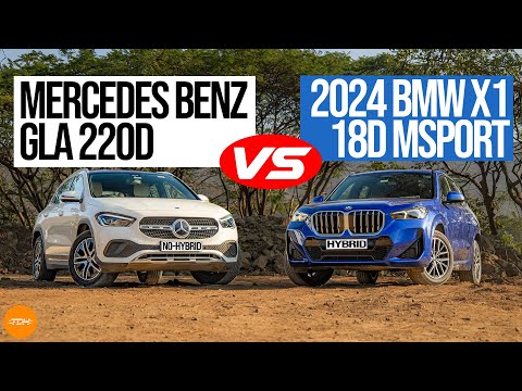 2024 BMW X1 18d M-Sport VS Mercedes GLA220d: Which sporty premium crossover should you pick?