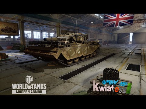 World of Tanks Modern Armor -FV4003 Centurion Mk. 5 AVRE #wotc #valiant #avre