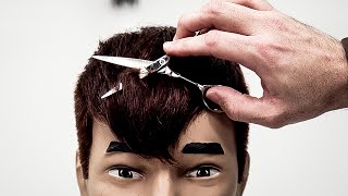 How To Texturize Mens Hair | Mens Haircut Tutorial