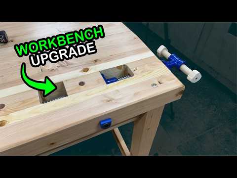 How to add a wagon vise to your workbench