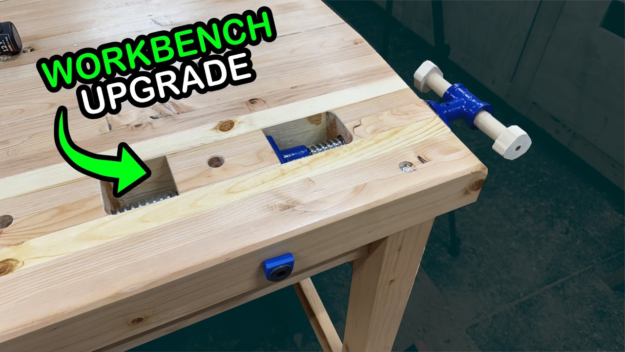 How to add a wagon vise to your workbench