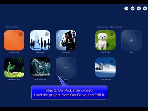 QuickPlan - sync via OndDrive