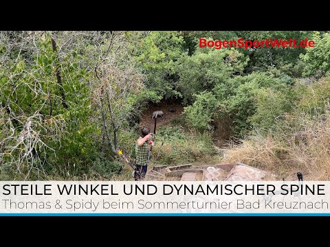 Steile Winkel, Auszug & dynamischer Spine - Thomas & Spidy beim 3D Sommerturnier in Bad Kreuznach