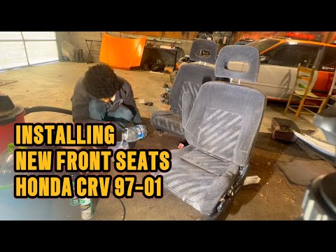 1997-2001 Honda CRV Front Seats Replacement (Easy Removal and Install)