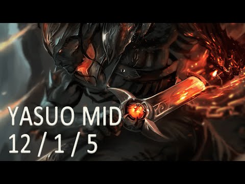 Yasuo vs Sett | MID | Challenger | Korea | 12/1/5 (KDA)