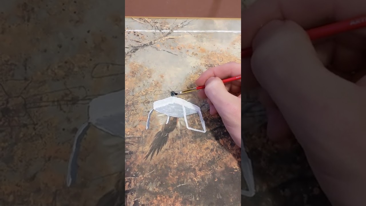 Customizing a thrift store painting