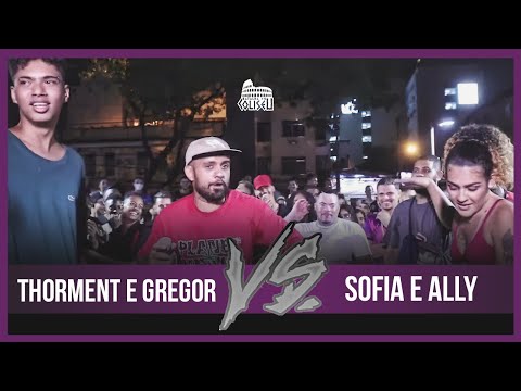 THORMENT E GREGOR X SOFIA E ALLY - PRÉ FASE - BATALHA DO COLISEU 94