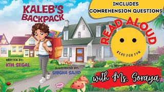 Read Aloud Books For Kids | Kaleb's Backpack | Building Emotional Resilience | #readforfun