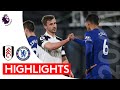 Fulham 0-1 Chelsea | Premier League Highlights | Fulham put up valiant fight with ten men