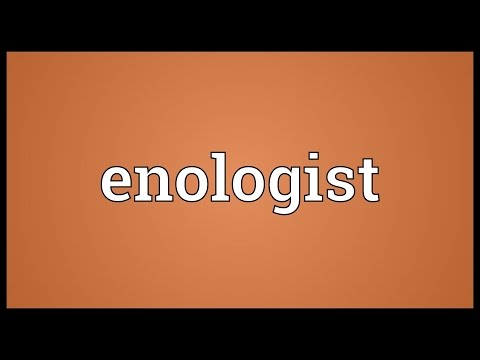 Enologist Meaning